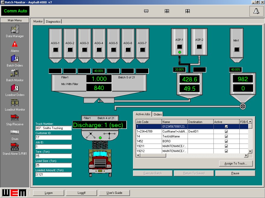 Batch Plant software screenshot 1